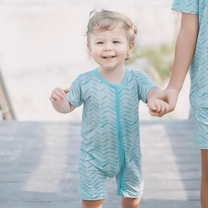 Shorty Romper - Seas the Day