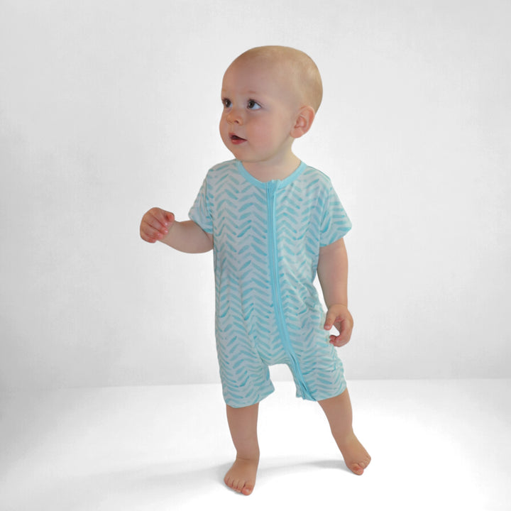 Shorty Romper - Seas the Day