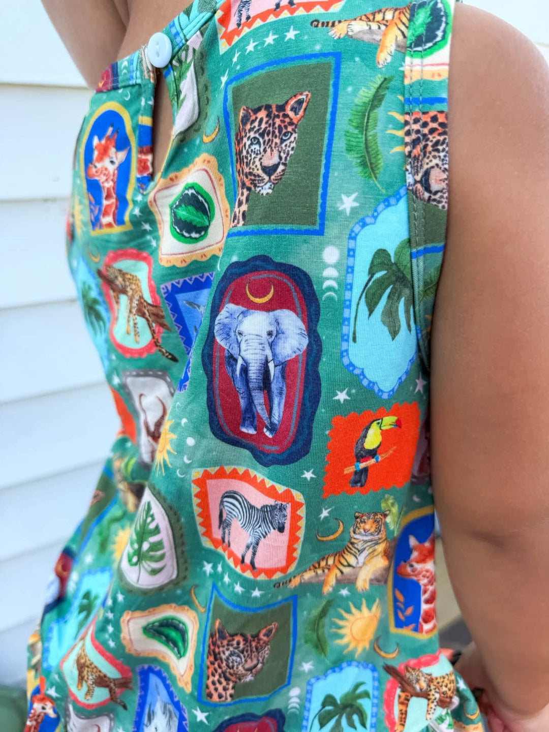 Ruffle Top with Shorts - Safari Snapshots