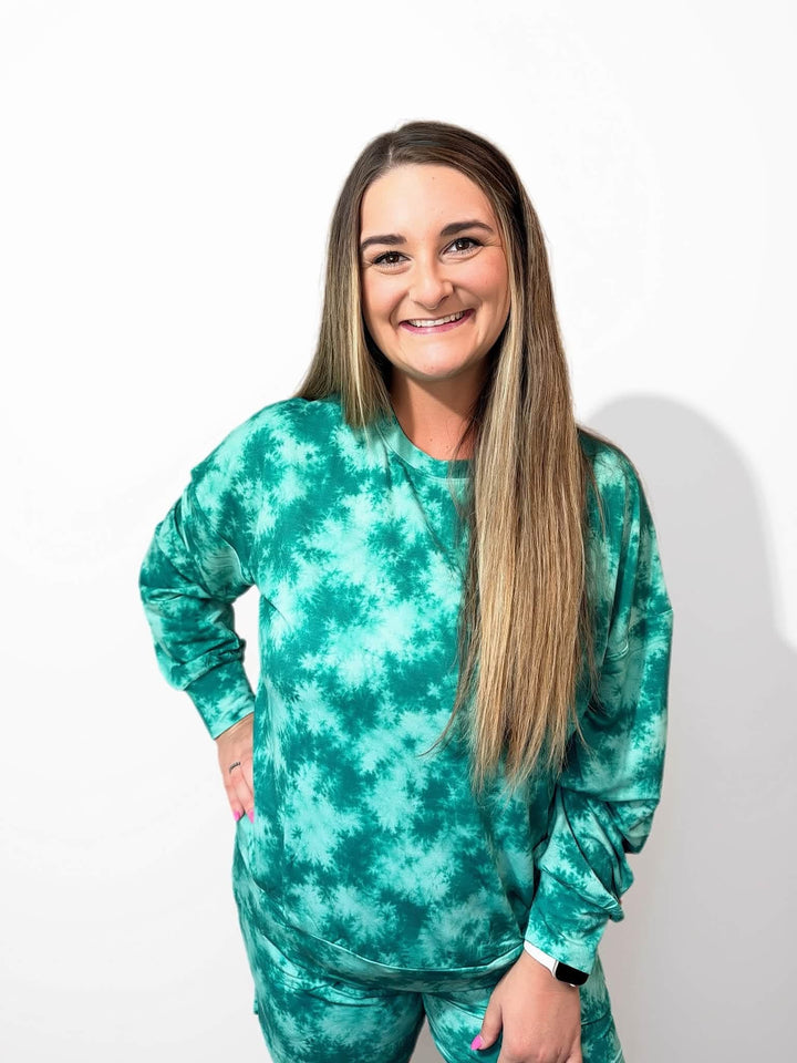 Mama Sweatshirt - Emerald Envy