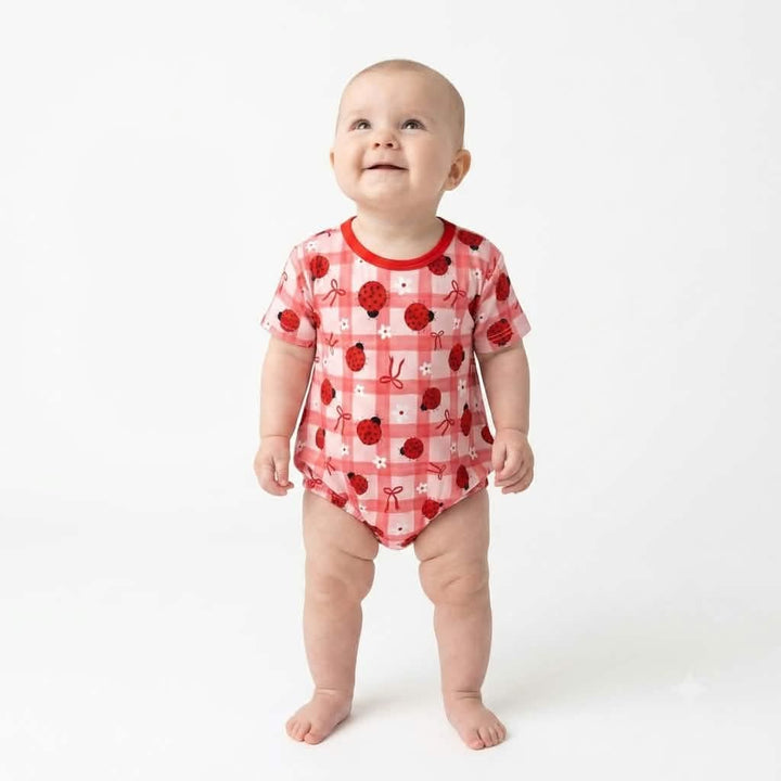 Bubble Romper - Ladybug