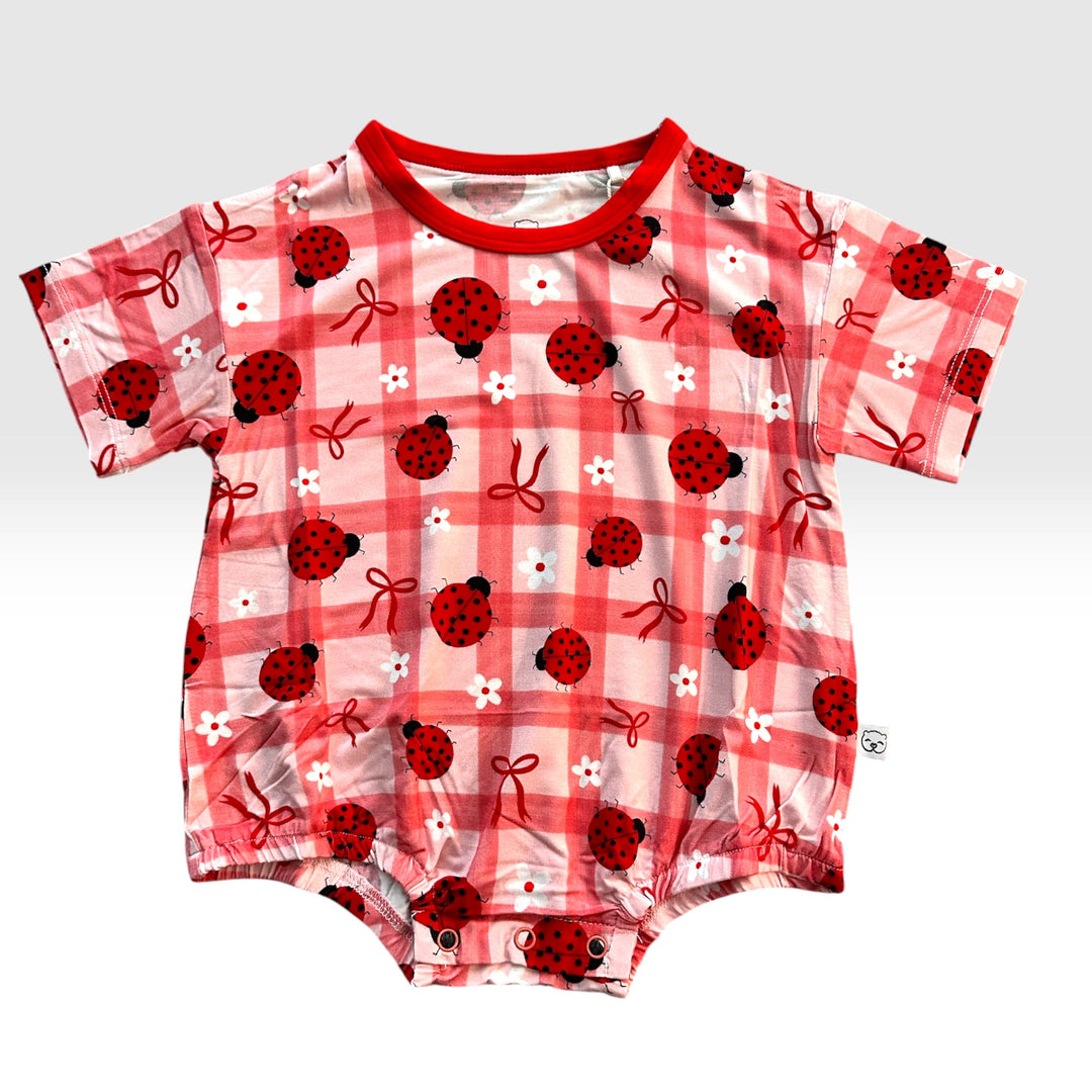 Bubble Romper - Ladybug