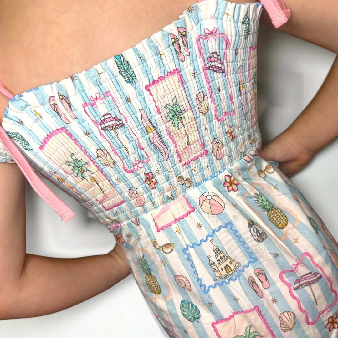 Smocked Top with Bikers - Coastal Treasures