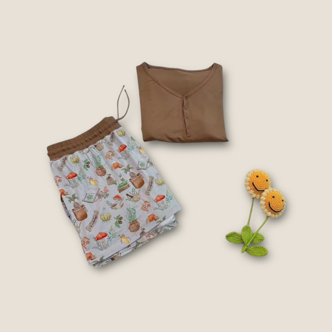 Adult Short Set PJ's -  Mischief & Mandrakes