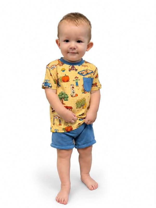 Pocket TShirt - Pumpkin Patch