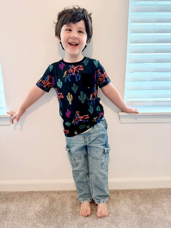 Pocket TShirt - Giddy Up &amp; Glow