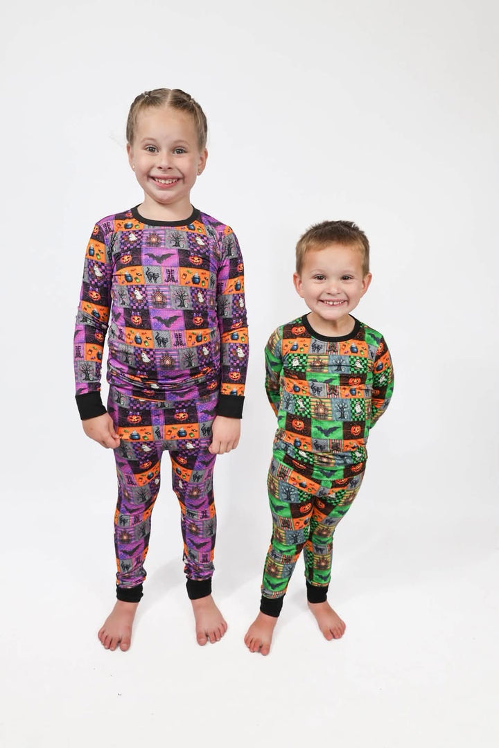2 Piece - Halloween Patches - Boy/Girl Coordinating