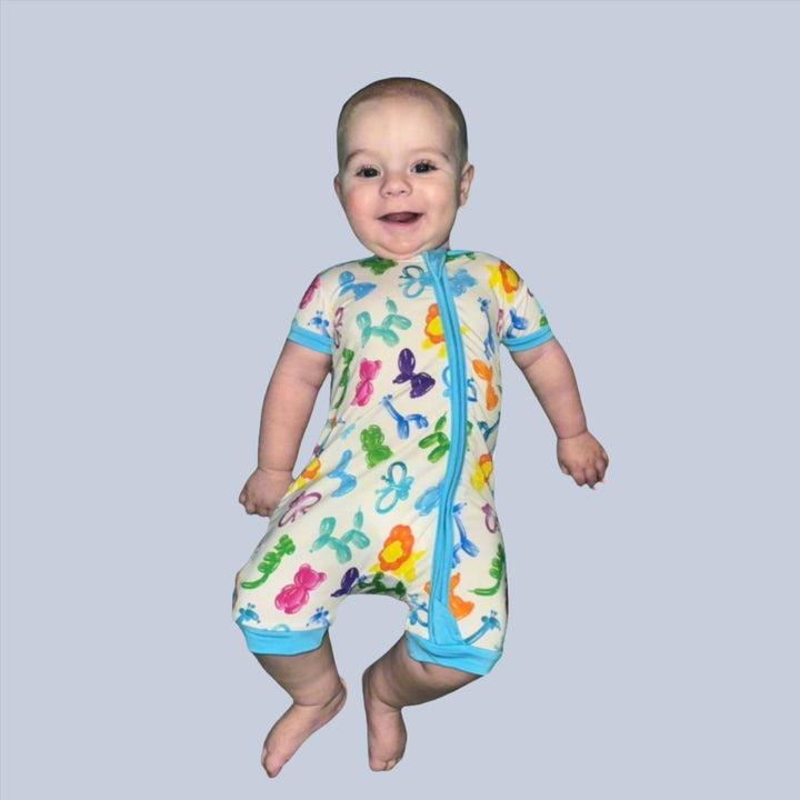Shorty Romper - Party Animals