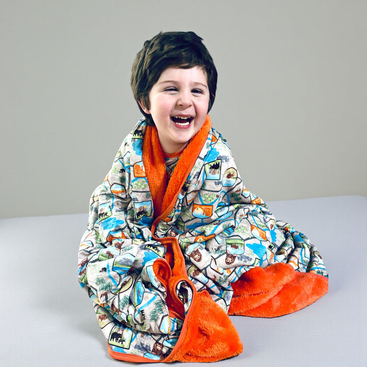 Adult Queen Plush Blanket -  National Treasures