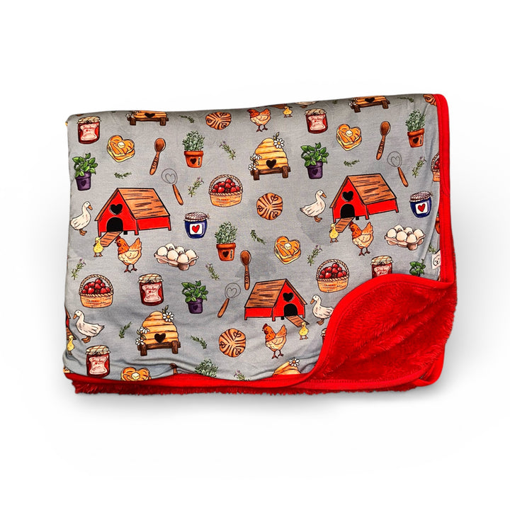 Mini Plush Blanket -  Rooted in Love