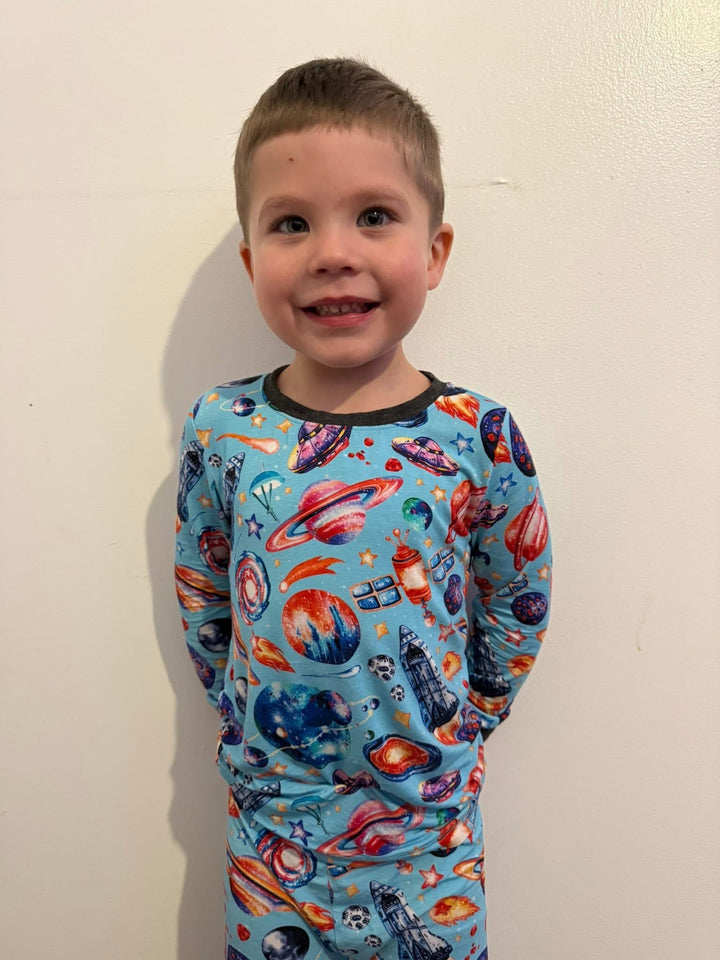 Two-Piece Pajamas - Cosmic Cuddles