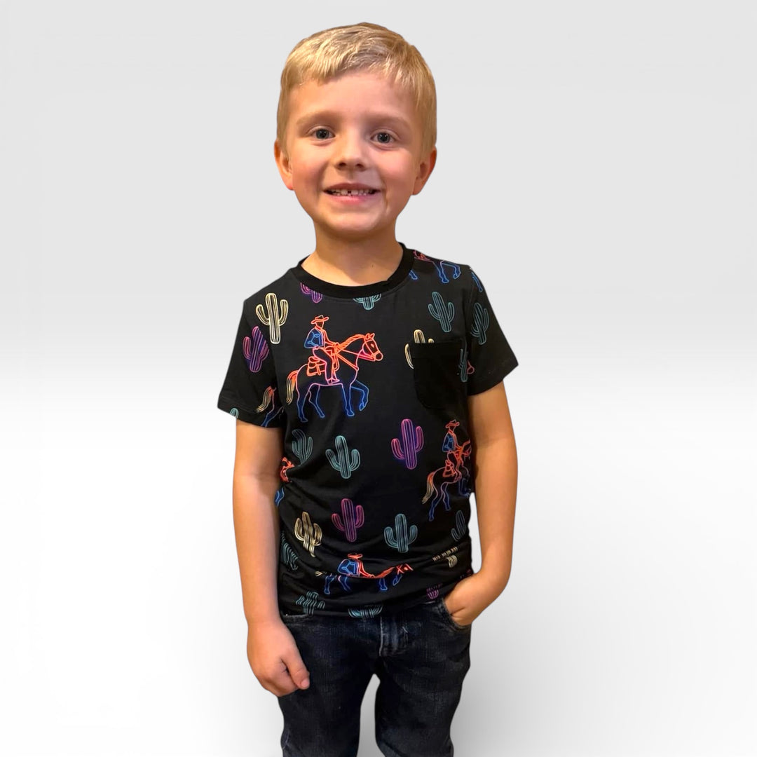 Pocket TShirt - Giddy Up &amp; Glow