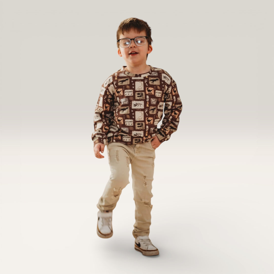 Sweatshirt -  Go Go Dino