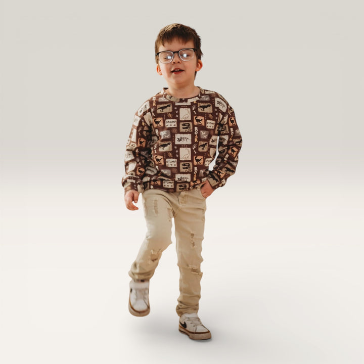 Sweatshirt -  Go Go Dino