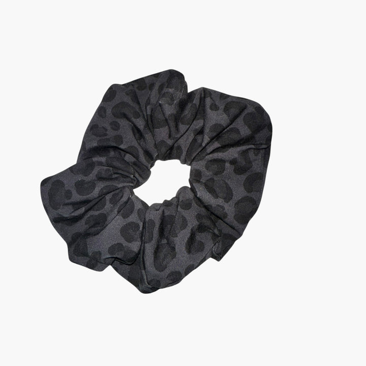 Oversized Scrunchie - Black Cheetah