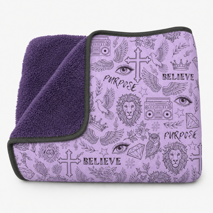 Oversized Plush Blanket - JB