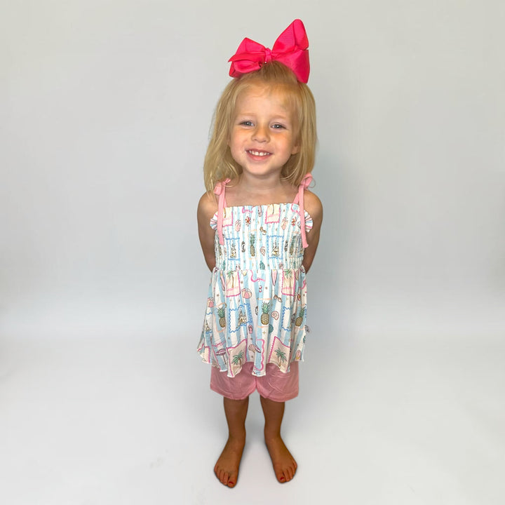 Smocked Top with Bikers - Coastal Treasures