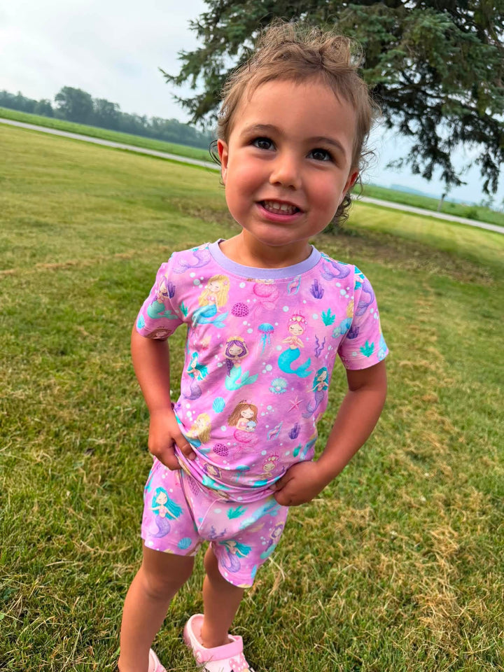 Two Piece PJ Shorts - Ma&