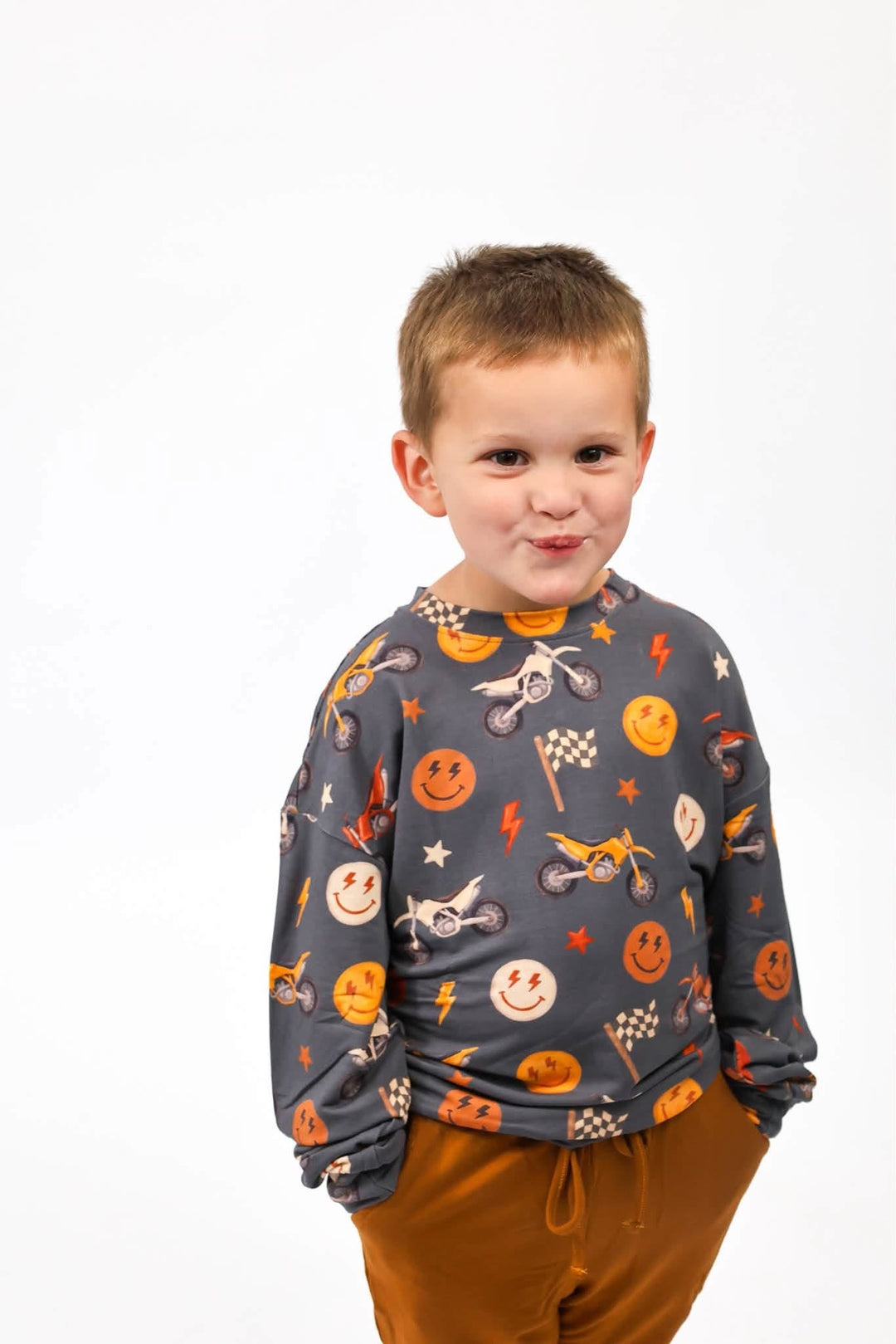 Sweatshirt &amp; Bubble Sweatshirt - Dirtbikes