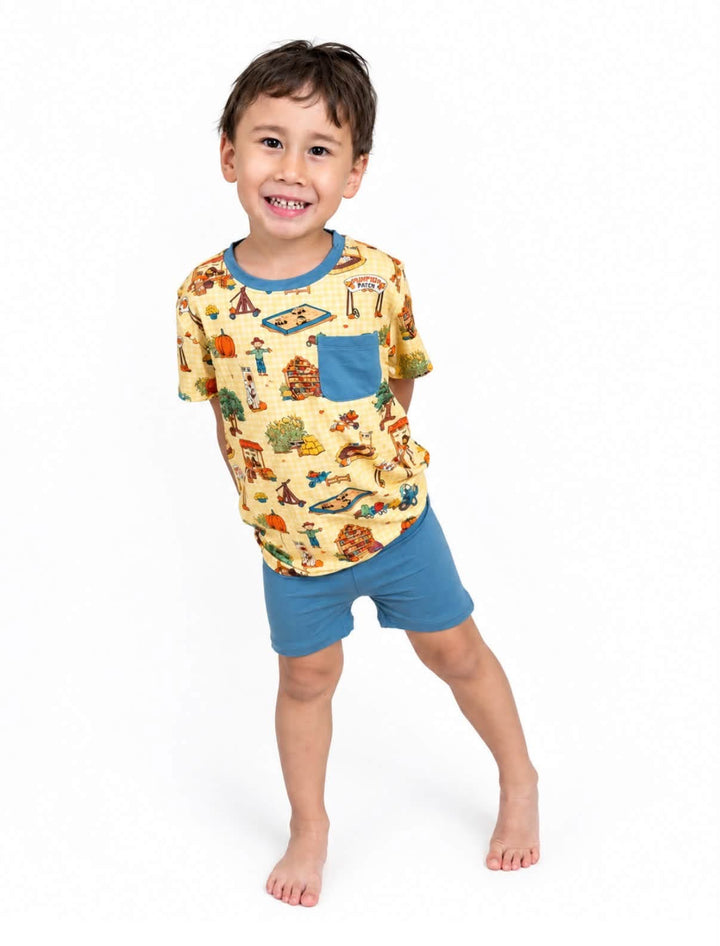 Pocket TShirt - Pumpkin Patch