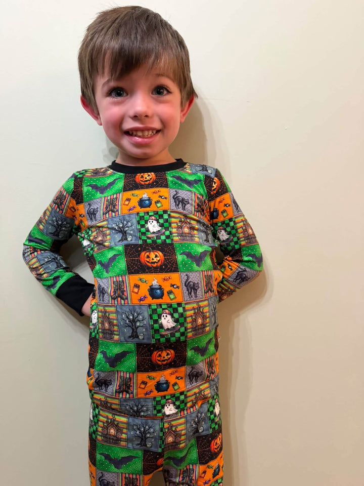 2 Piece - Halloween Patches - Boy/Girl Coordinating