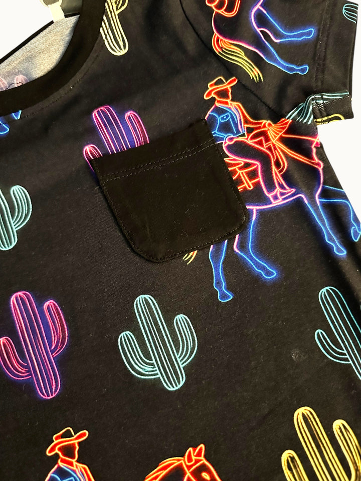 Pocket TShirt - Giddy Up &amp; Glow