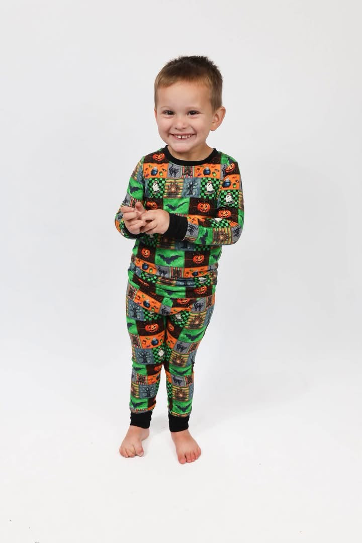 2 Piece - Halloween Patches - Boy/Girl Coordinating