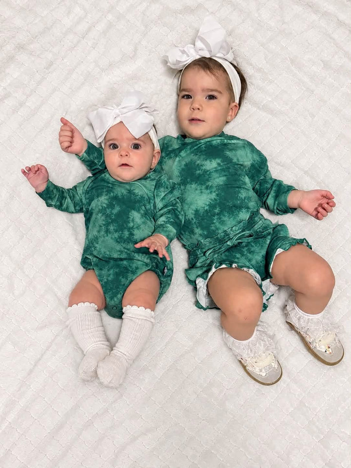 Bubble Romper - Emerald Envy