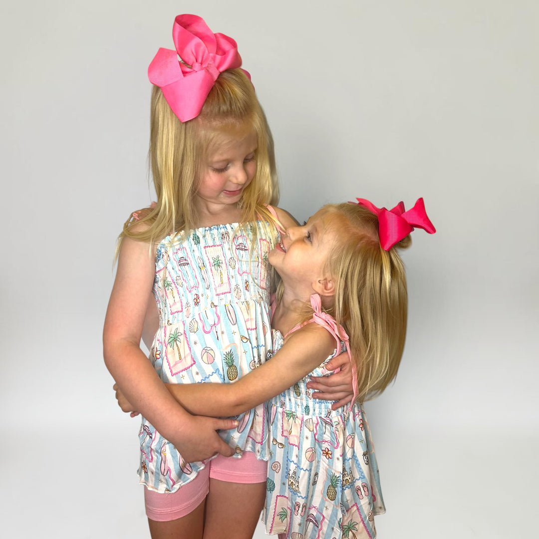 Smocked Top with Bikers - Coastal Treasures