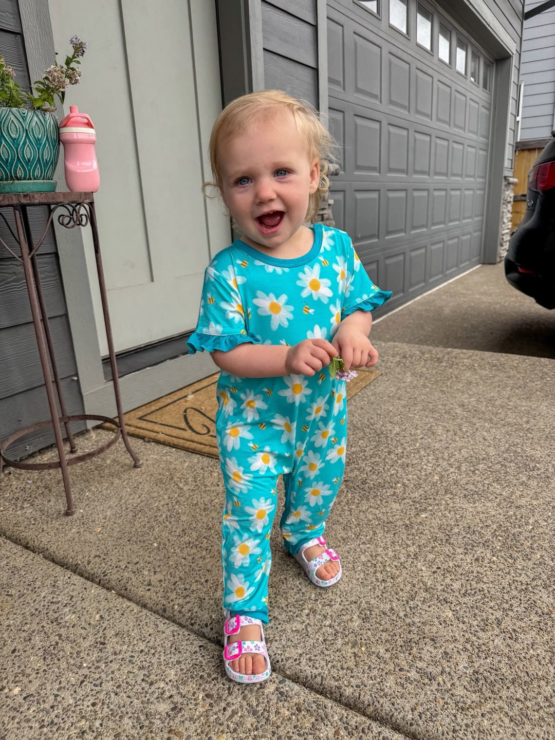 Long Romper -  Buzzing Blooms - FIT TTS
