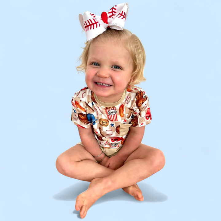 Two-Piece Shorts Set -Ballfields & Bedtime - NEW SIZING