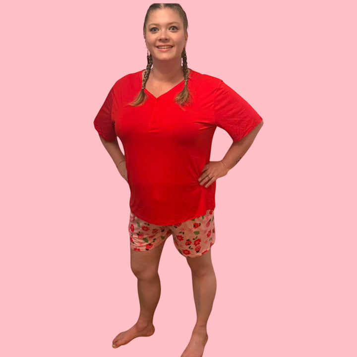 Adult Short Set PJ's - AdoraBug