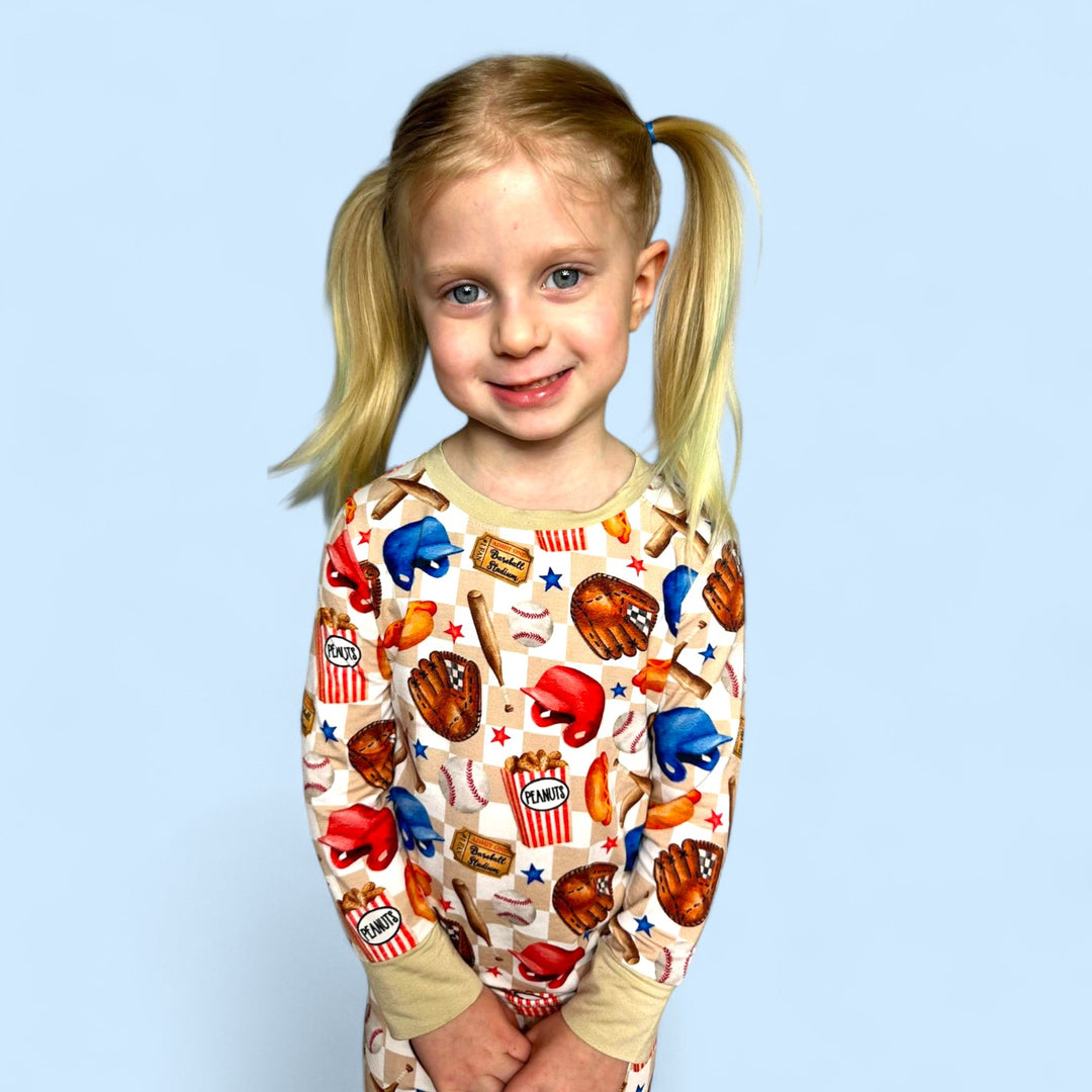 Two-Piece Pajamas - Ballfields & Bedtime - NEW SIZING
