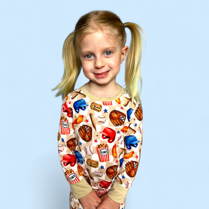 Two-Piece Pajamas - Ballfields & Bedtime - NEW SIZING
