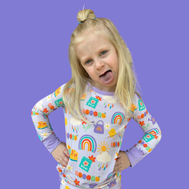 Two-Piece Pajamas - Spring Fling- NEW SIZING
