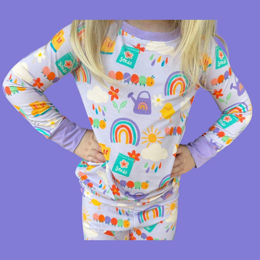 Two-Piece Pajamas - Spring Fling- NEW SIZING
