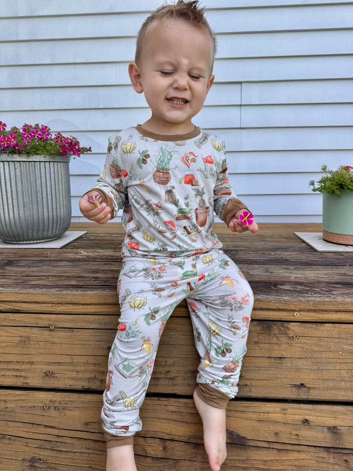 Two-Piece Pajamas - Long Sleeve with Pants -  Mischief & Mandrakes