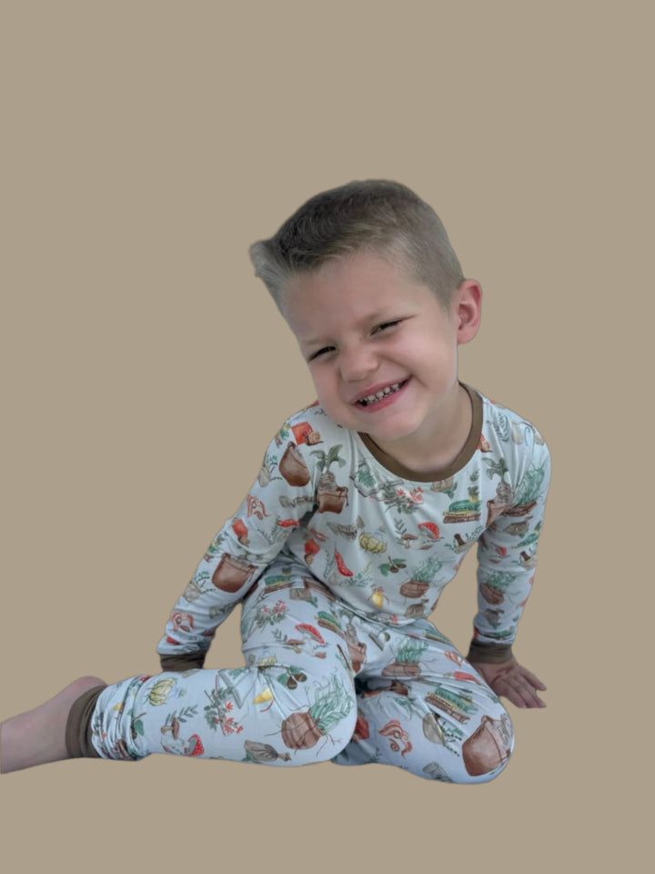 Two-Piece Pajamas - Long Sleeve with Pants -  Mischief & Mandrakes