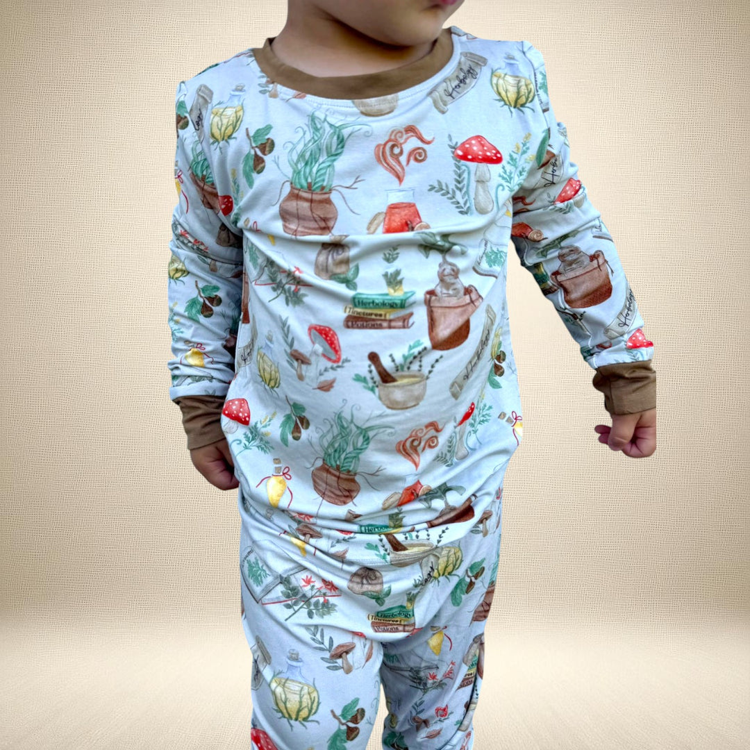 Two-Piece Pajamas - Long Sleeve with Pants -  Mischief & Mandrakes