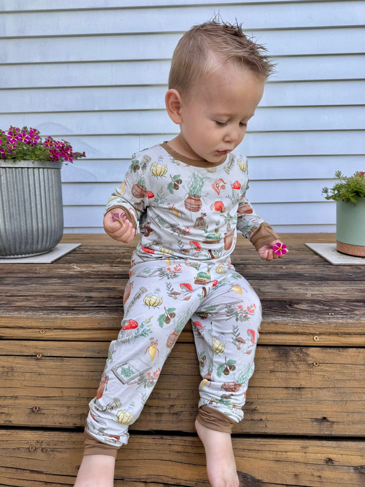 Two-Piece Pajamas - Long Sleeve with Pants -  Mischief & Mandrakes