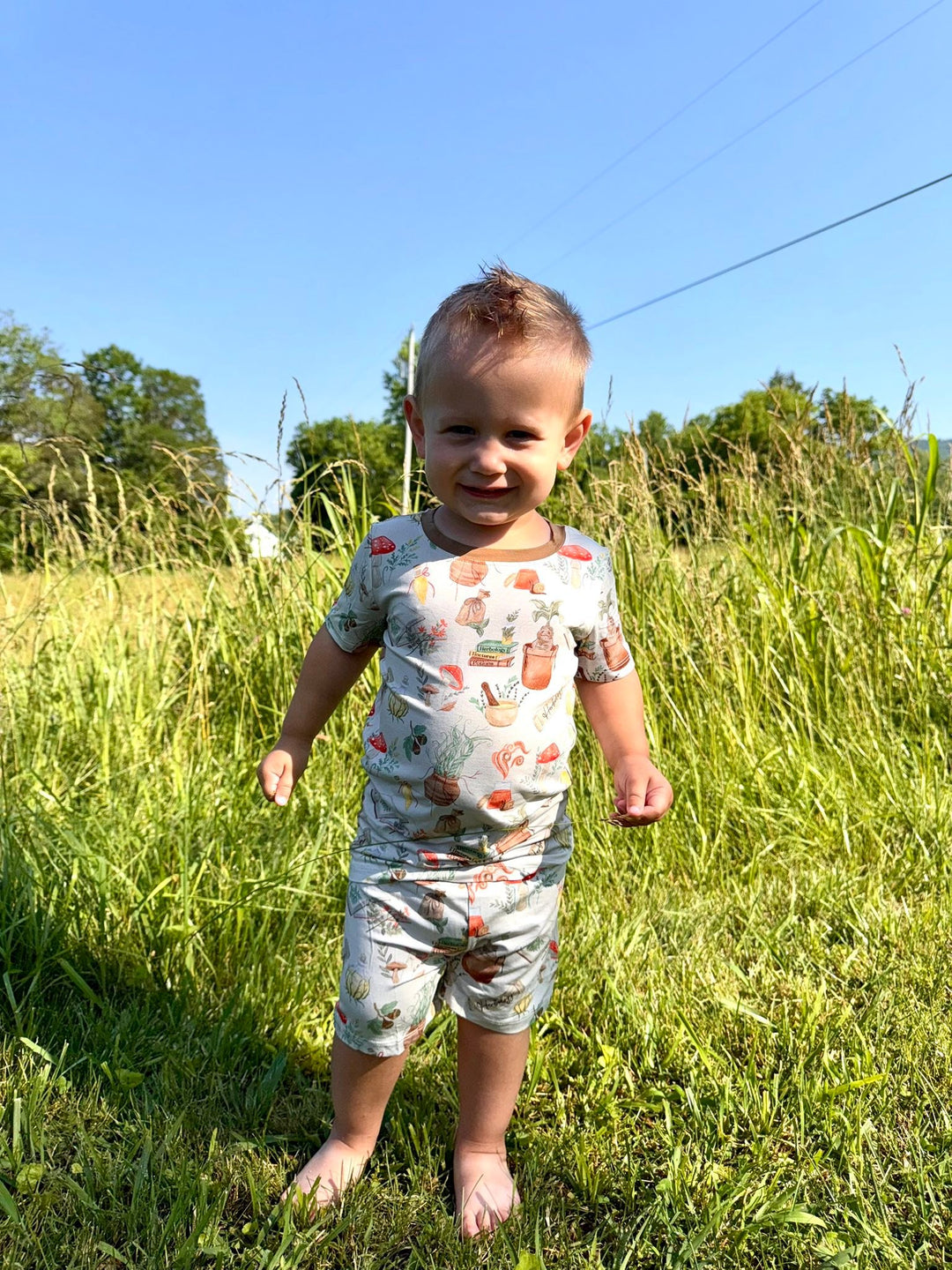 Two-Piece PJ Shorts Set - Mischief & Mandrakes