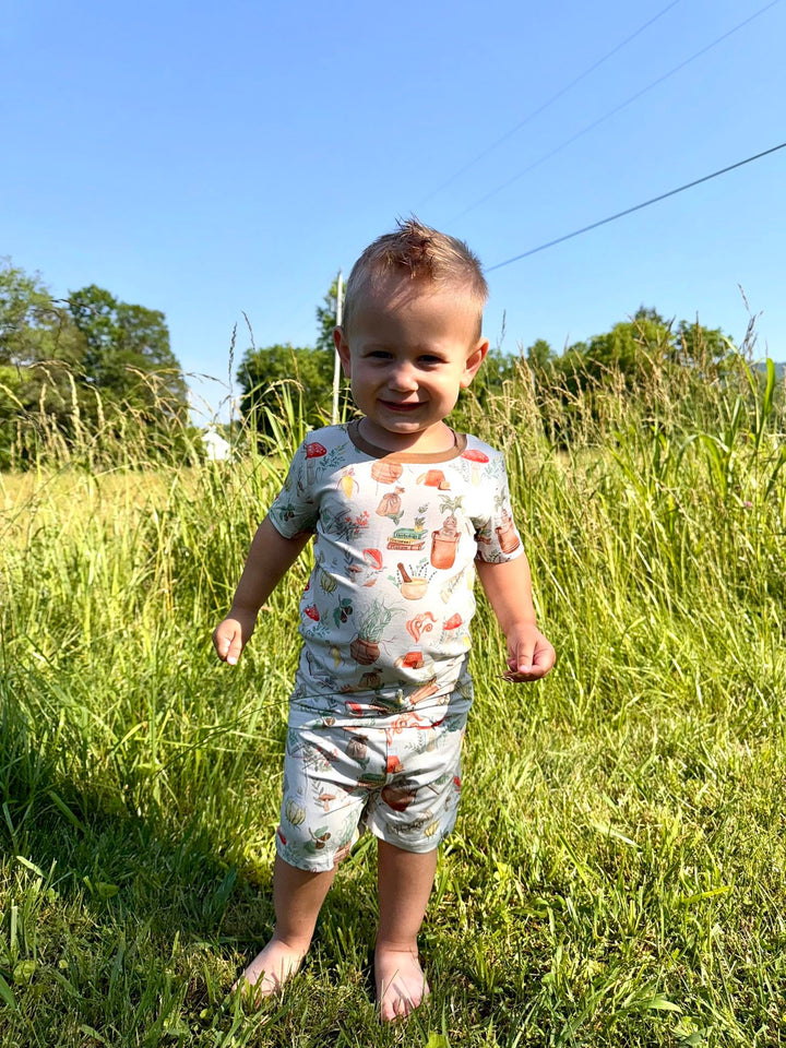 Two-Piece PJ Shorts Set - Mischief & Mandrakes