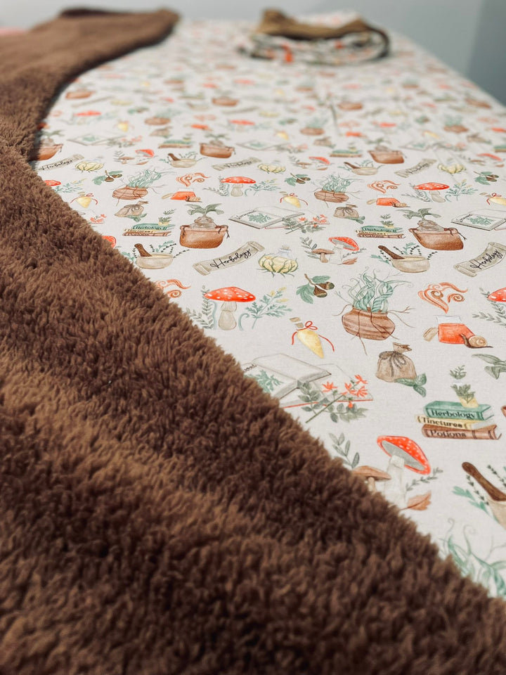 Adult Queen Plush Blanket -  Mischief & Mandrakes