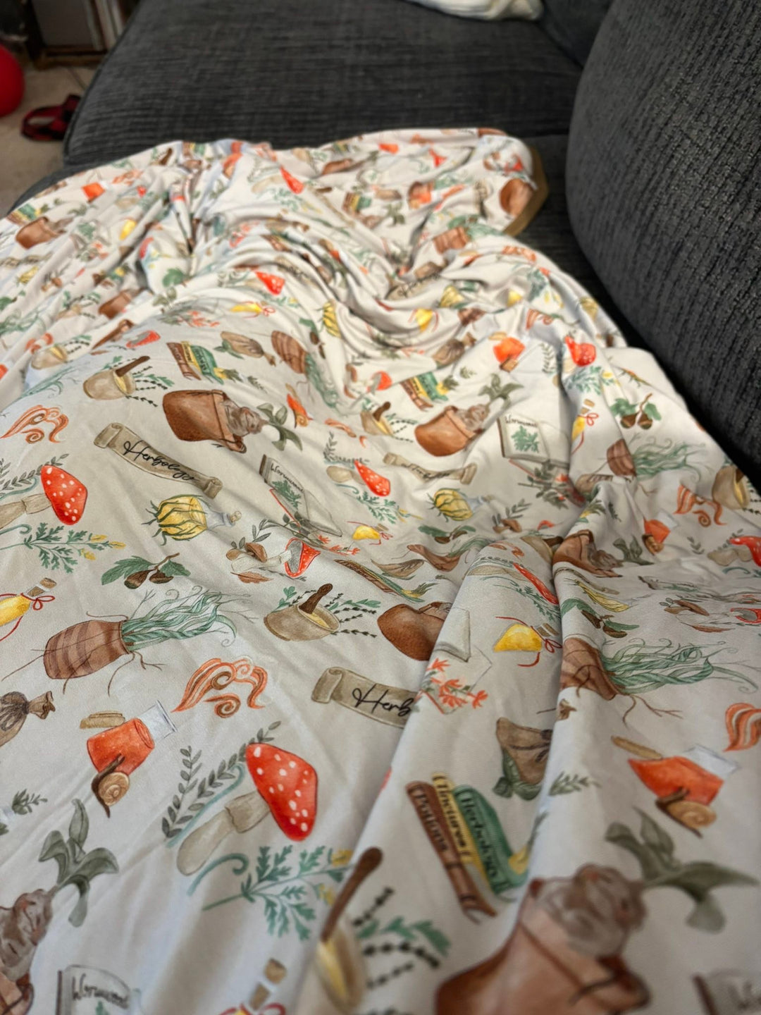 Adult Queen Plush Blanket -  Mischief & Mandrakes