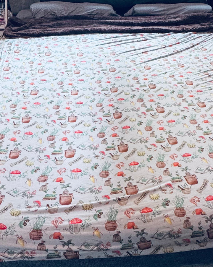 Adult Queen Plush Blanket -  Mischief & Mandrakes