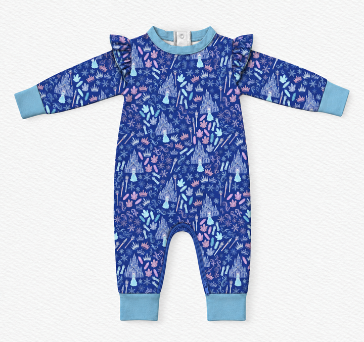 Sweatshirt Romper - Ice Princess
