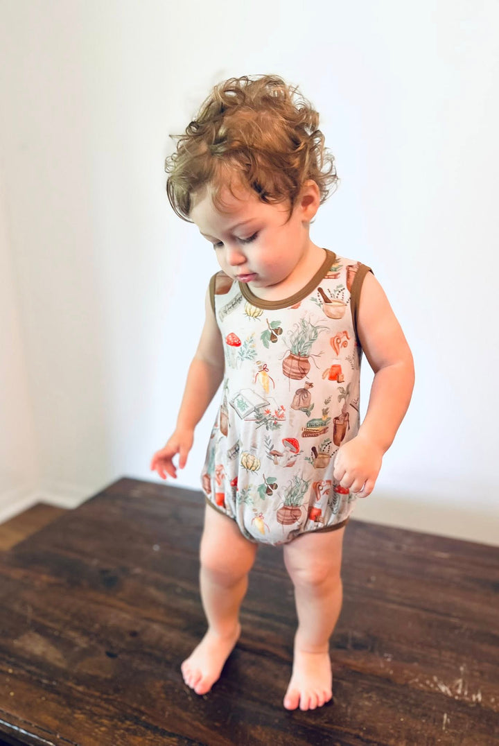 Sleeveless Bubble Romper -  Mischief & Mandrakes