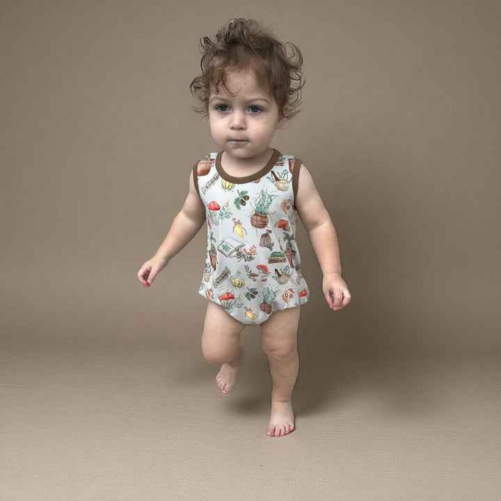 Sleeveless Bubble Romper -  Mischief & Mandrakes
