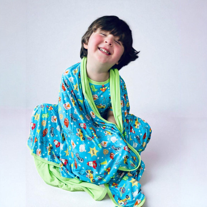 Double Layer Blanket - Space Cowboy