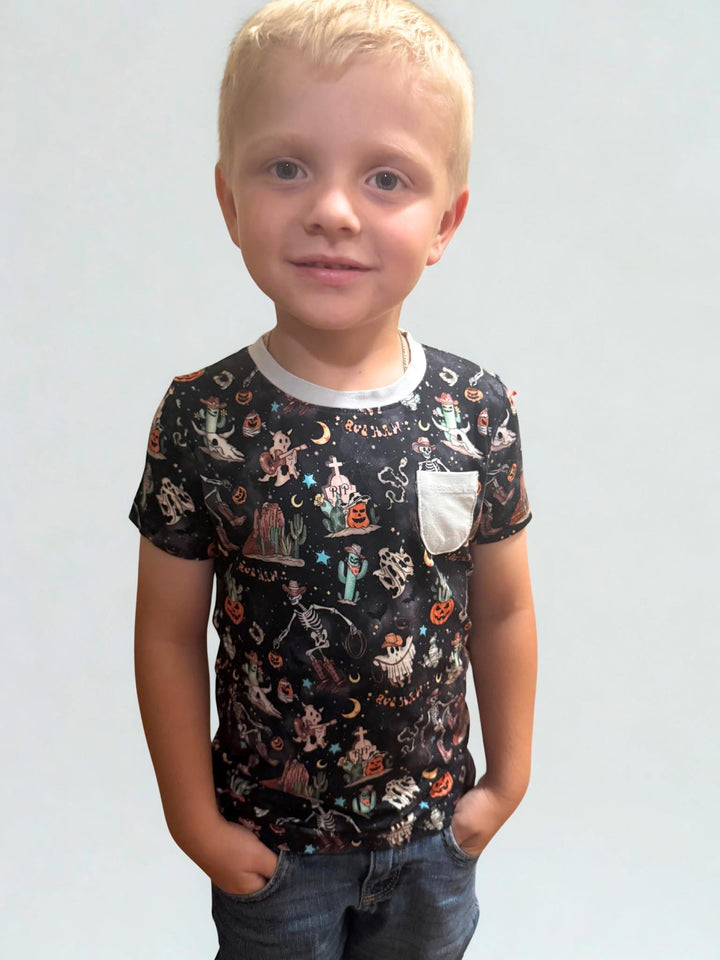 Pocket TShirt - Howdy Boo